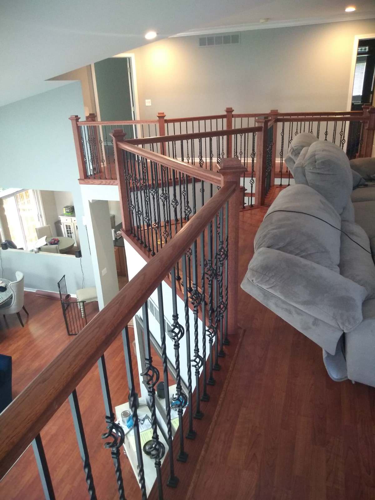 12 section balcony and stairs