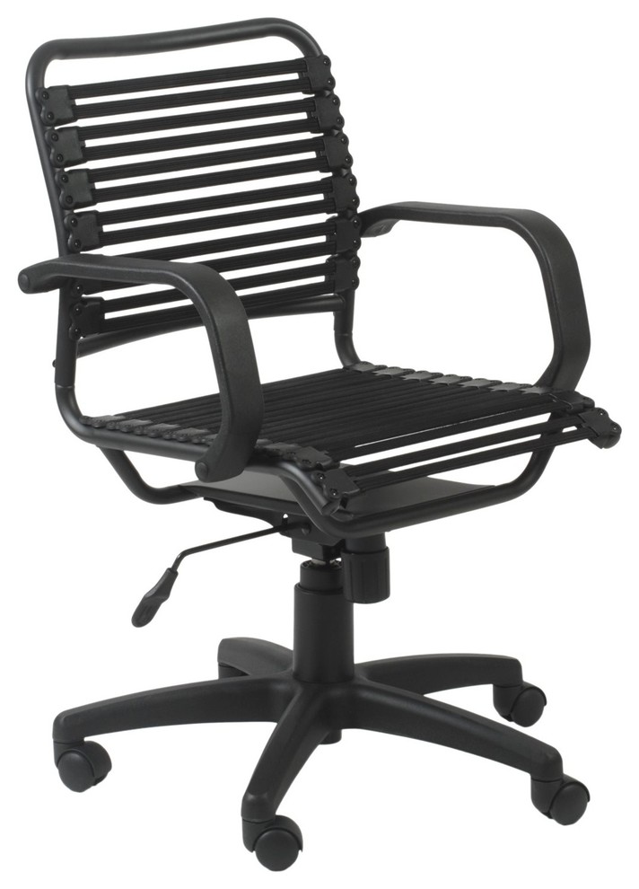 Euro Style Bungie Flat Mid Back Office Chair X-KLB27520