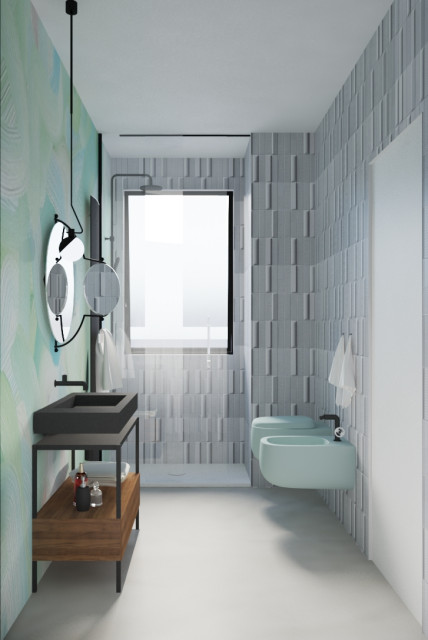 CASA AB 2020 contemporary-powder-room