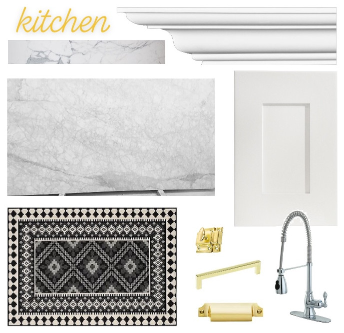Enclosed kitchen - small transitional enclosed kitchen idea with a double-bowl sink, shaker cabinets, white cabinets, marble countertops, white backsplash, marble backsplash, stainless steel appliances, no island and white countertops