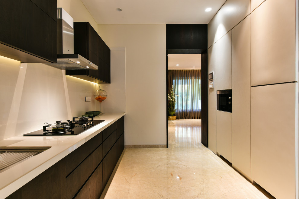 Design ideas for a modern kitchen in Mumbai.