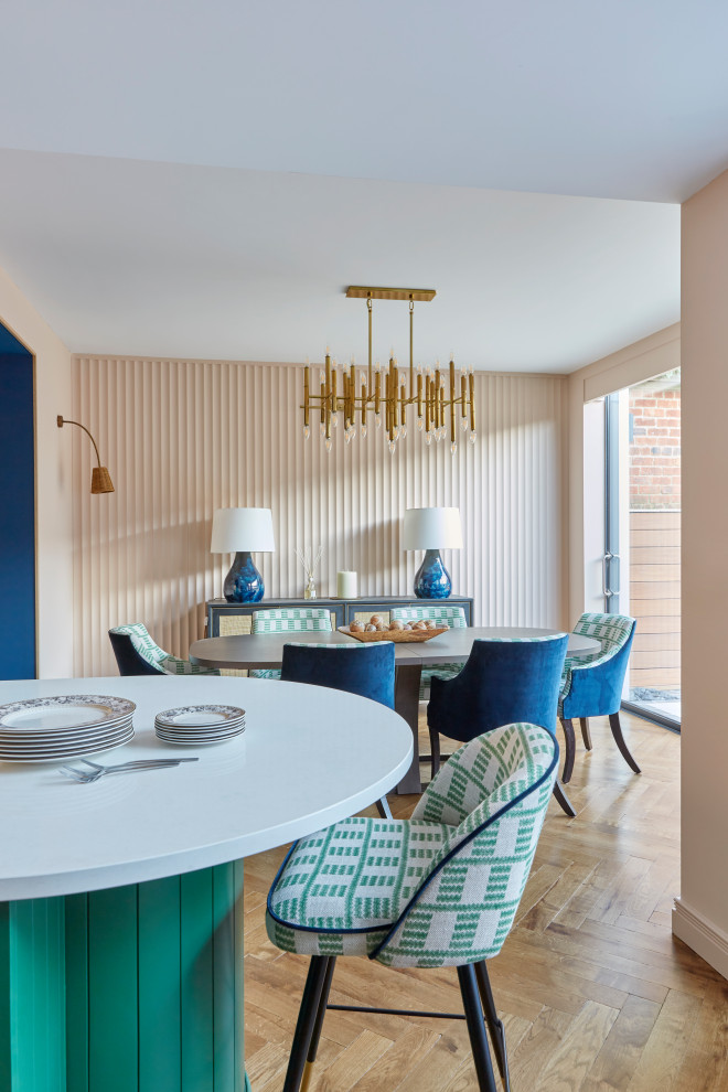 Colourful Georgian Townhouse, Cheltenham - Traditional - Dining Room ...