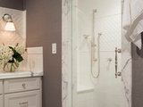 Transitional Bathroom by Karr Bick Kitchen and Bath