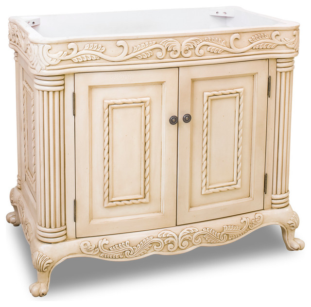 Antique Jeffrey Alexander Vanity White 39 Without Top Antique Jeffrey Alexander Vanity White 39 Without Top