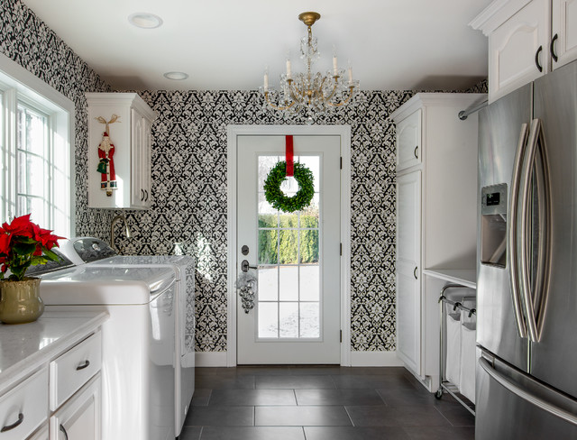 Beverly Hills Kitchen Nook Mud Room Laundry Room Garage