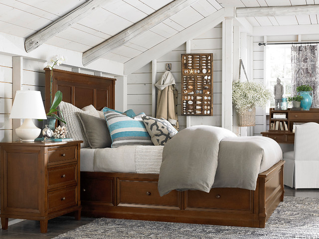 chatham storage bedbassett furniture - traditional - bedroom