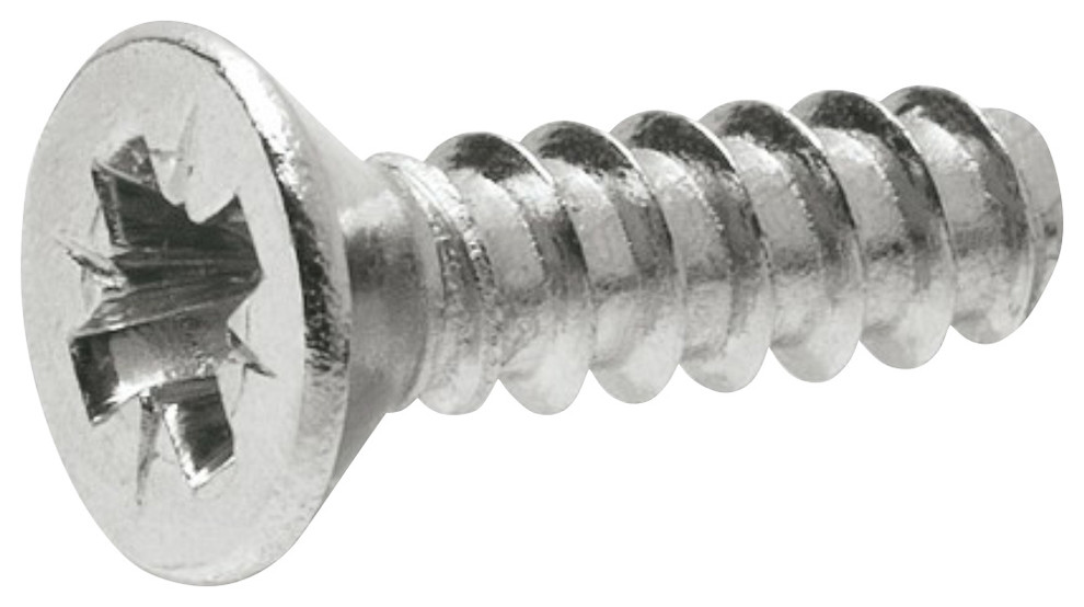 Rok Hardware 8mm Plastic Hinge Dowel Inserts With Screws, 100 Pack