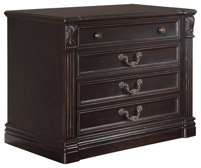 Parker House Grand Manor Palazzo Lateral File, Black ...