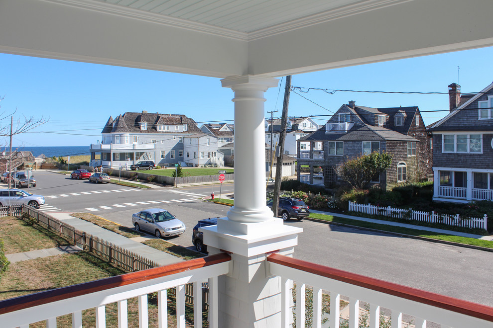 Historic Bayhead Remodel Beach Style Exterior New York by Baine