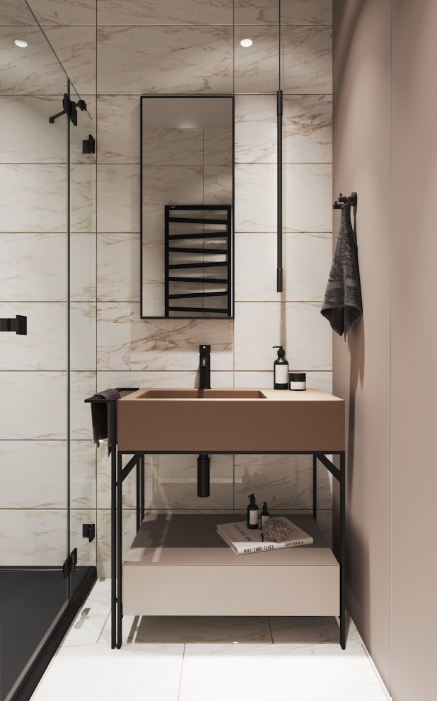 Санузел в двухкомнатной квартире ЖК ТЫ и Я