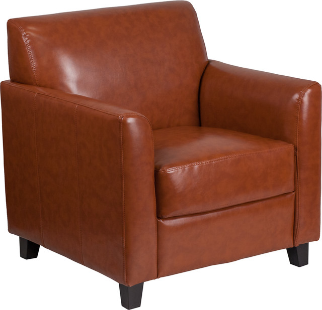 Hercules Diplomat Series Cognac Leather Chair