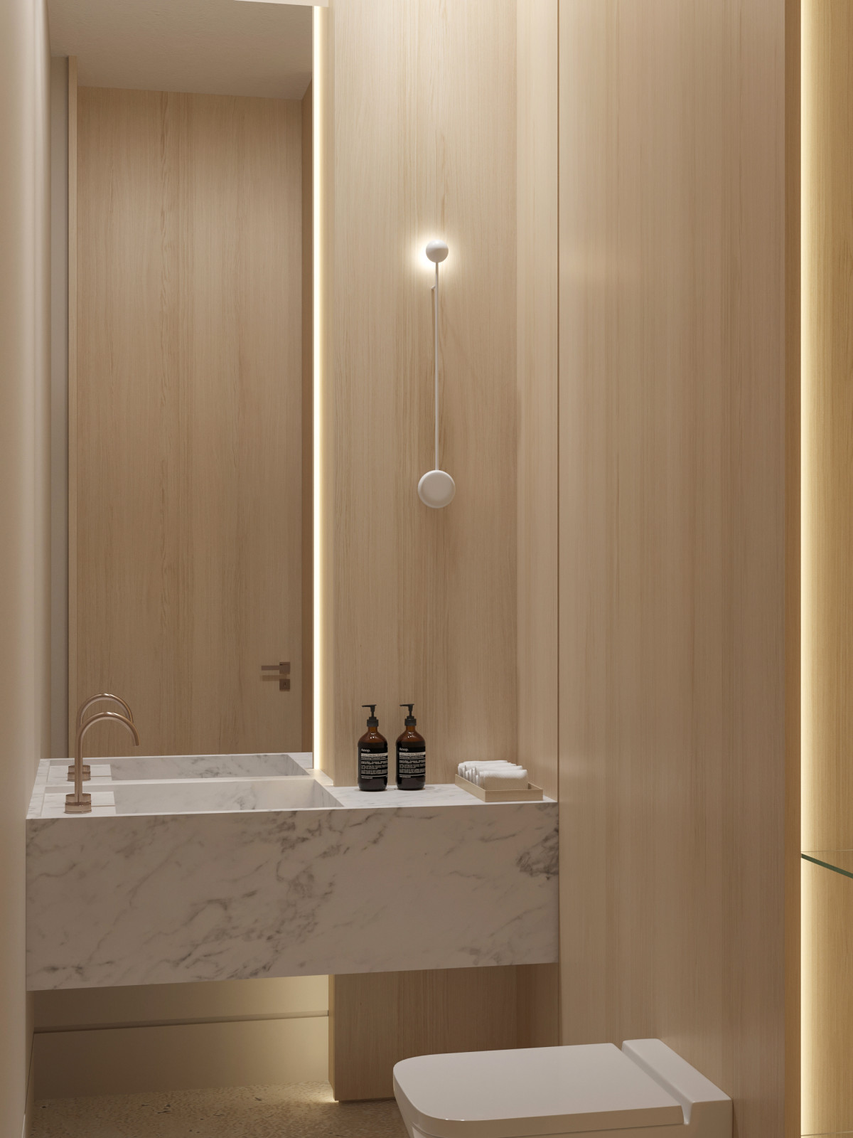 Интерьер СПА-2 в частной резиденции.