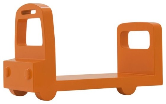 Dwellstudio Bus in Orange Bookshelf