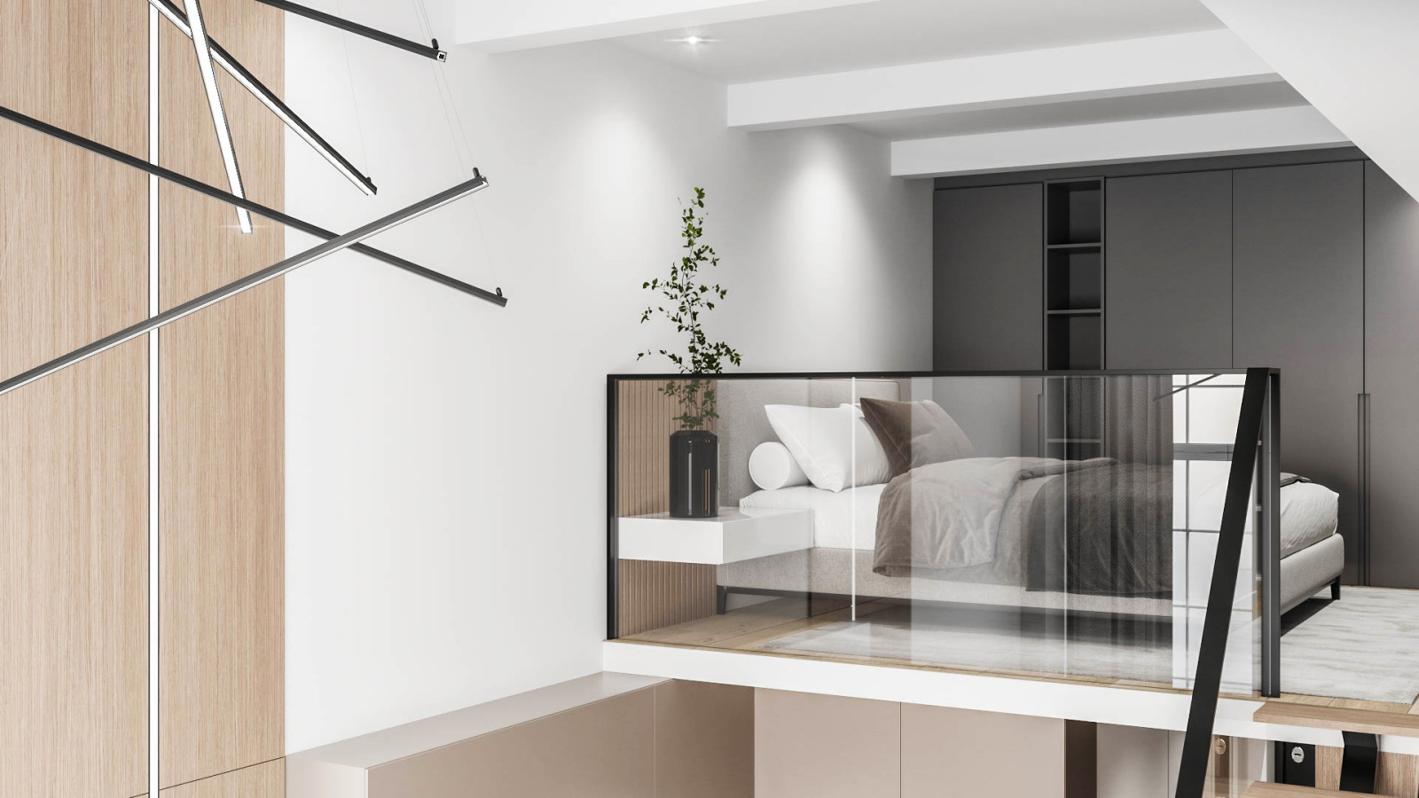 Двухуровневая квартира, Москва