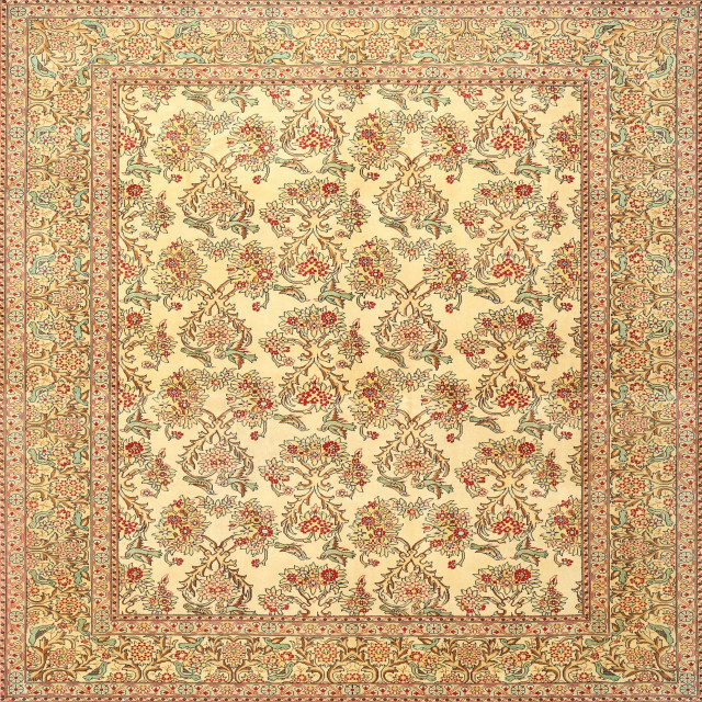 Ahgly Company Indoor Square Traditional Area Rugs, 6' Square