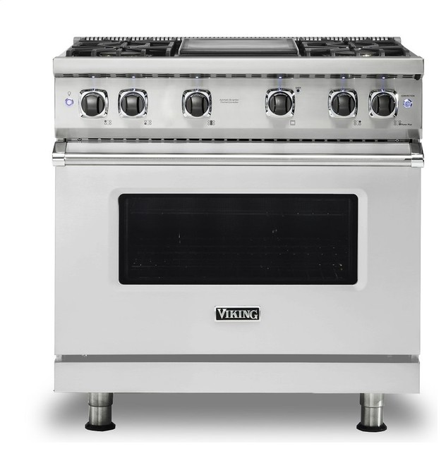 Viking 36" Wide Natural Gas Range Contemporary Gas Ranges And