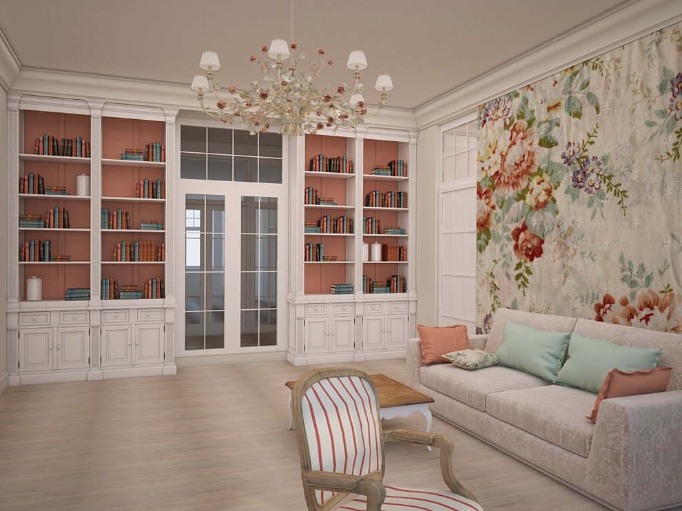 Интерьер коттеджа в стиле прованс в поселке Монтевиль