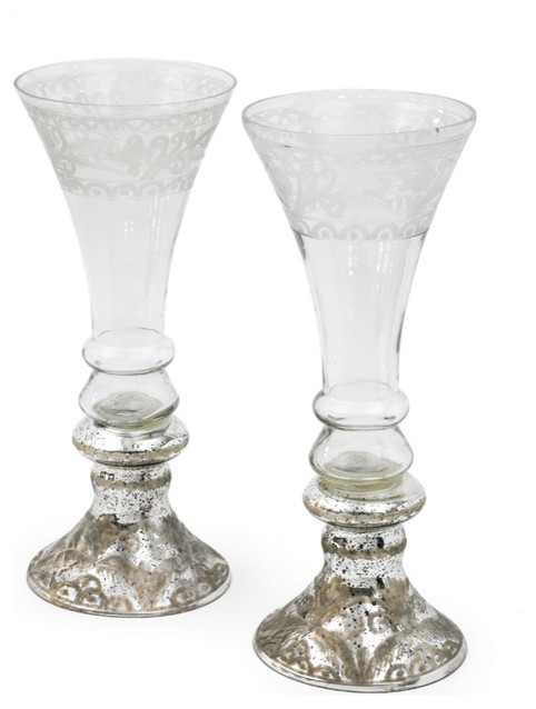 Pair of Medium Champagne Vases