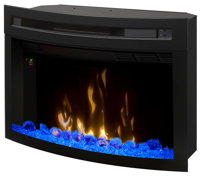 Dimplex North America Ltd. Firebox, 25" Premium, Curved Glass, Glass
