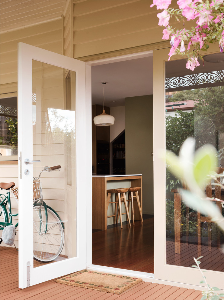 Ascot Vale House - Contemporary - Deck - Melbourne - by Gardiner ...