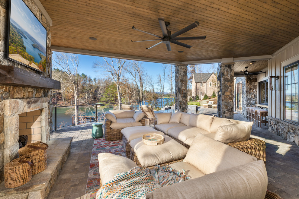 Custom Home in Six Mile, SC - Rustic - Patio - Other - by Dillard-Jones ...