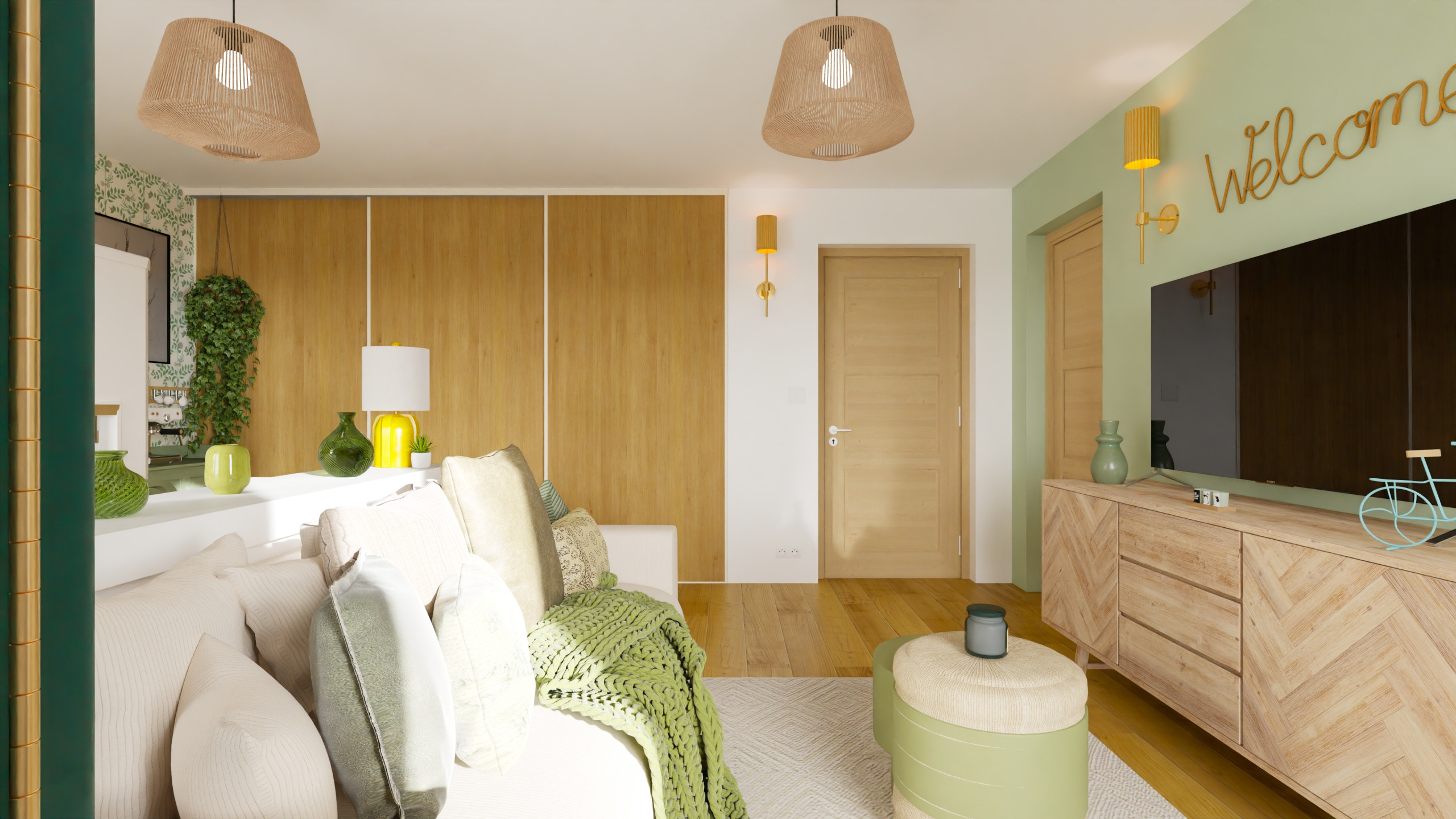 Aménagement total d'un appartement de 45 m²