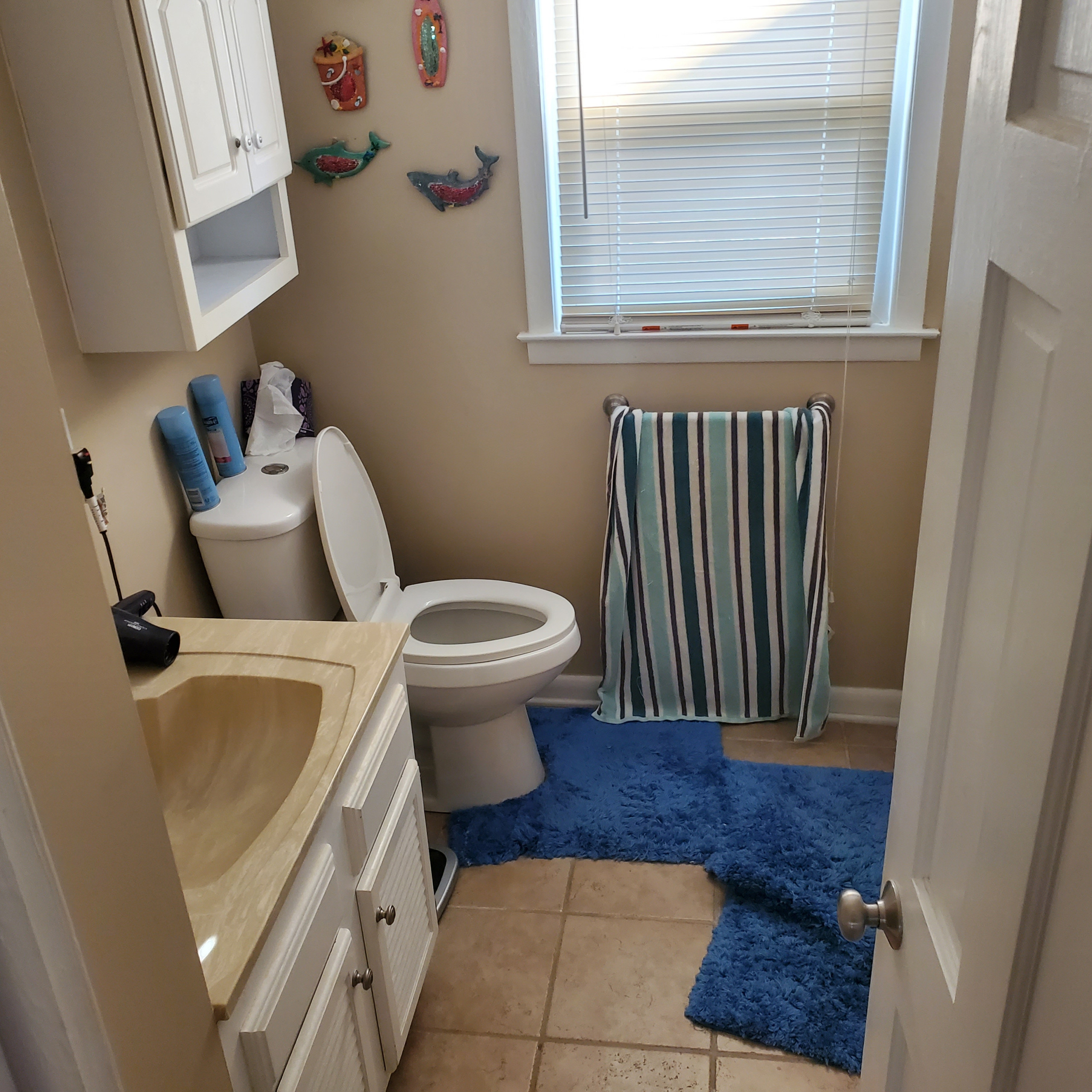 Bedroom to bathroom