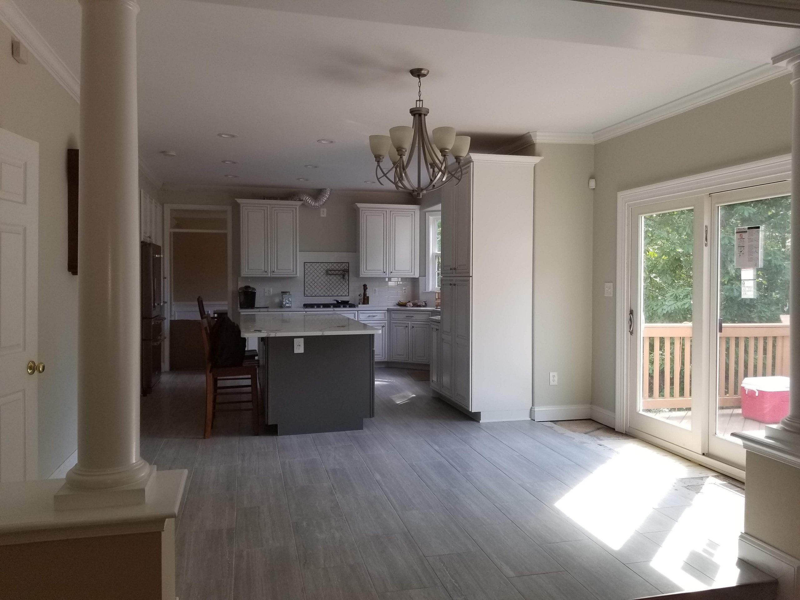 Linen Glazed Kitchen Remodel