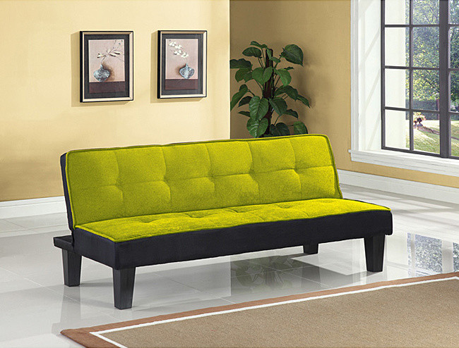 Hamar Green Finish Adjustable Sofa