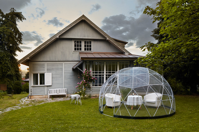 Garden Igloo - mobiler Design Wintergarten contemporaneo-giardino