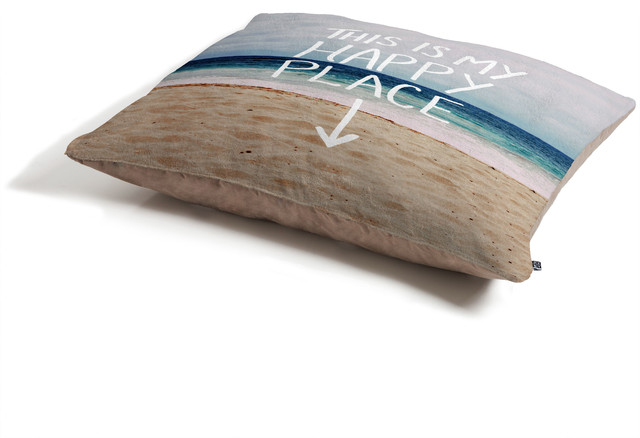 Leah Flores Happy Place X Beach Dog Bed - Beach Style - Dog Beds