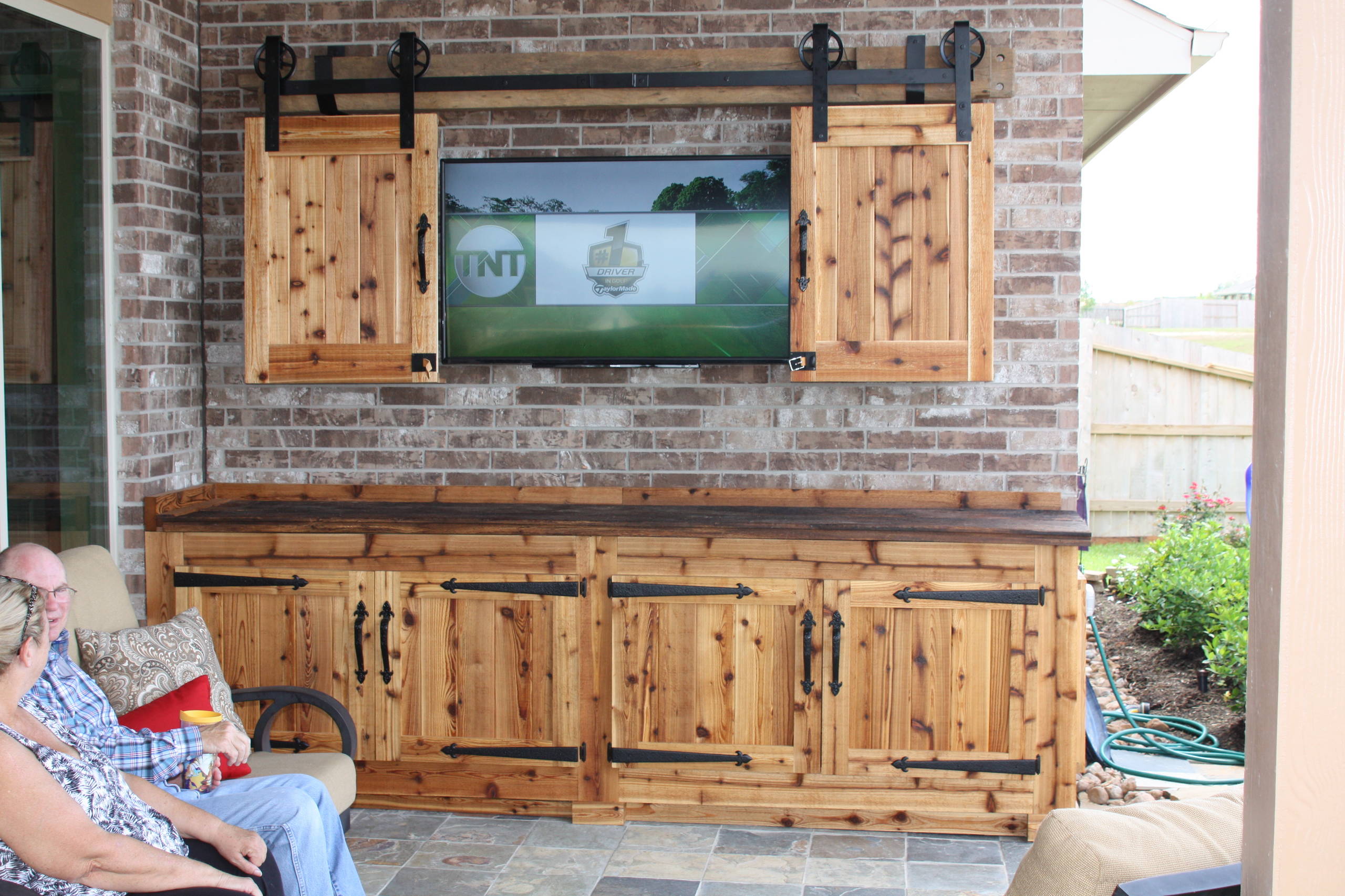 Exterior Cedar Entertainment Center