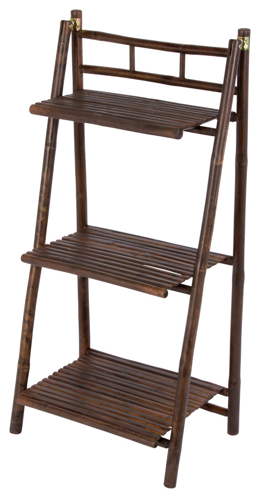 Expresso 3 Tier Bamboo Shelf Asian Bookcases by STATRA Houzz