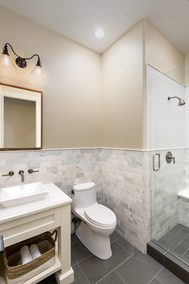 Transitional bathroom photo in Phoenix