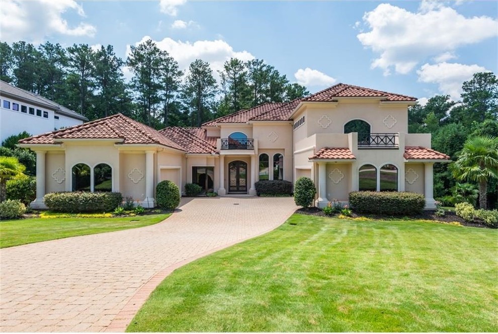 Mediterranean Inspired, Contemporary Home Build | Home Theatre & Pool