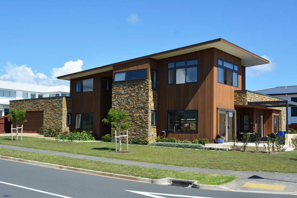 Beach style exterior in Auckland.