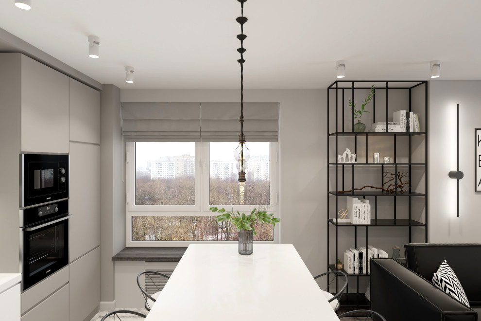 Двухкомнатная квартира 60 м2 в современном стиле в ЖК "Дмитровский Парк"