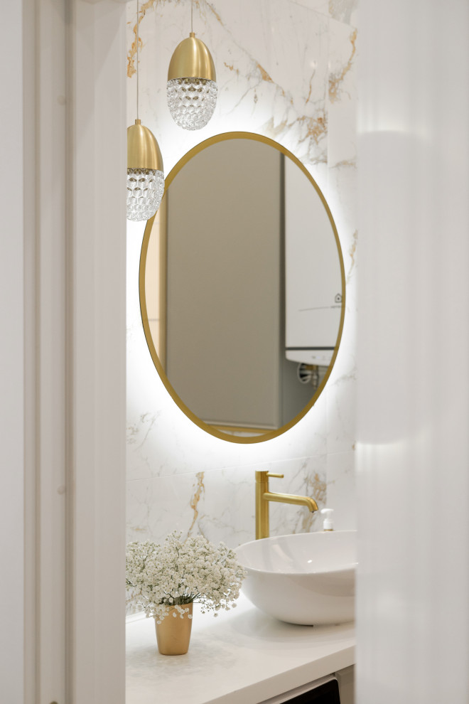 Квартира-студия 28м2 в городе Сочи или "50оттенков золота"