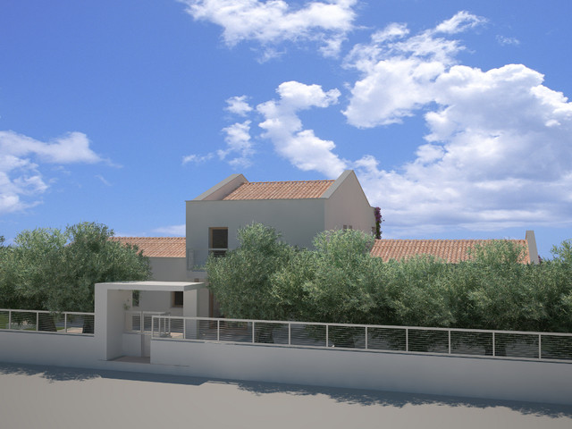 Casa A e D rendering
