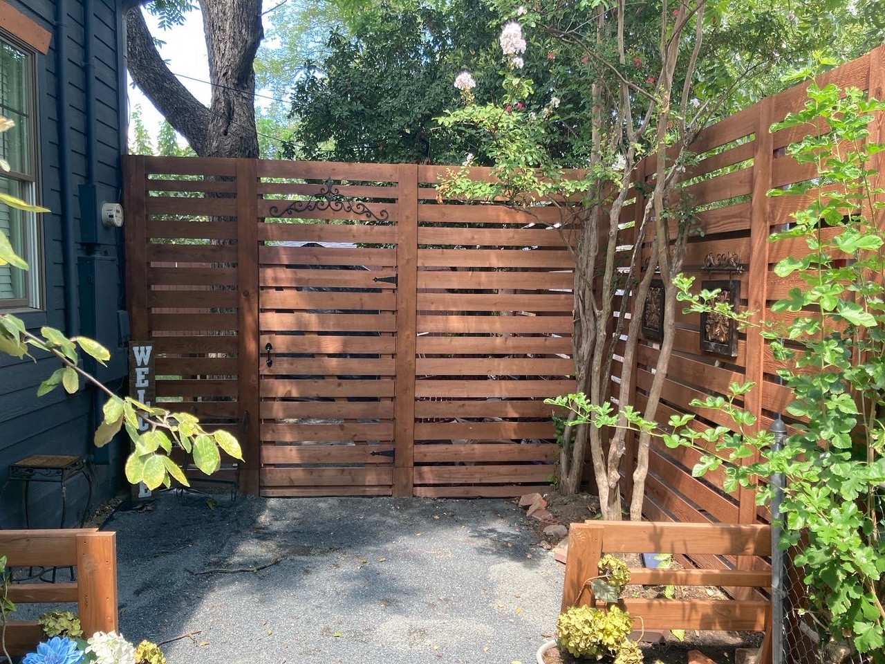 Modern Fence For A Historic Home