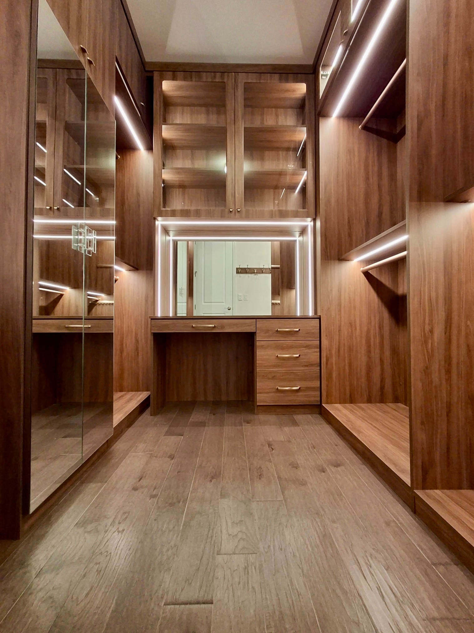 Fully Lighted Rogue Valley Pear Closet