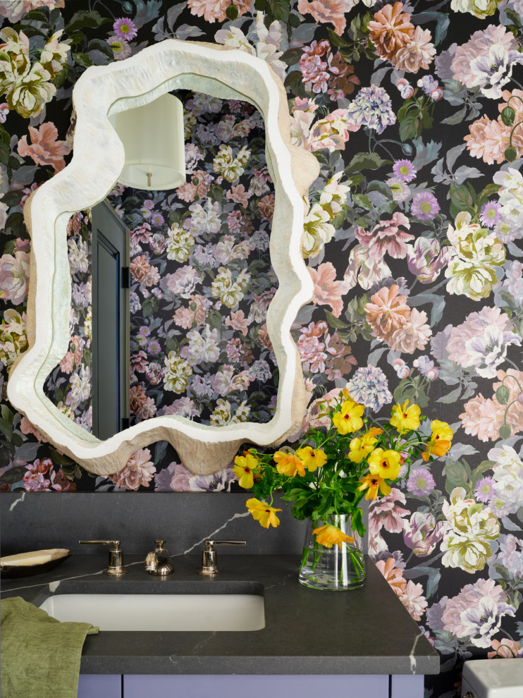 A Denver Home in Living Color - Eclectic - Powder Room - Denver - by ...