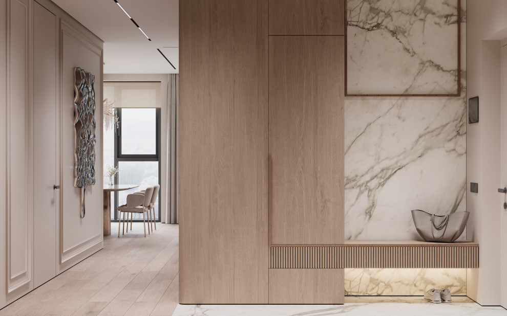 ЖК "Primavera" (104 кв). Прихожая и коридор