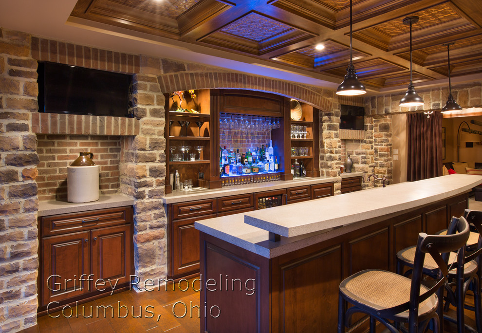 Powell, Ohio Basement Remodel - Traditional - Basement - Columbus - by