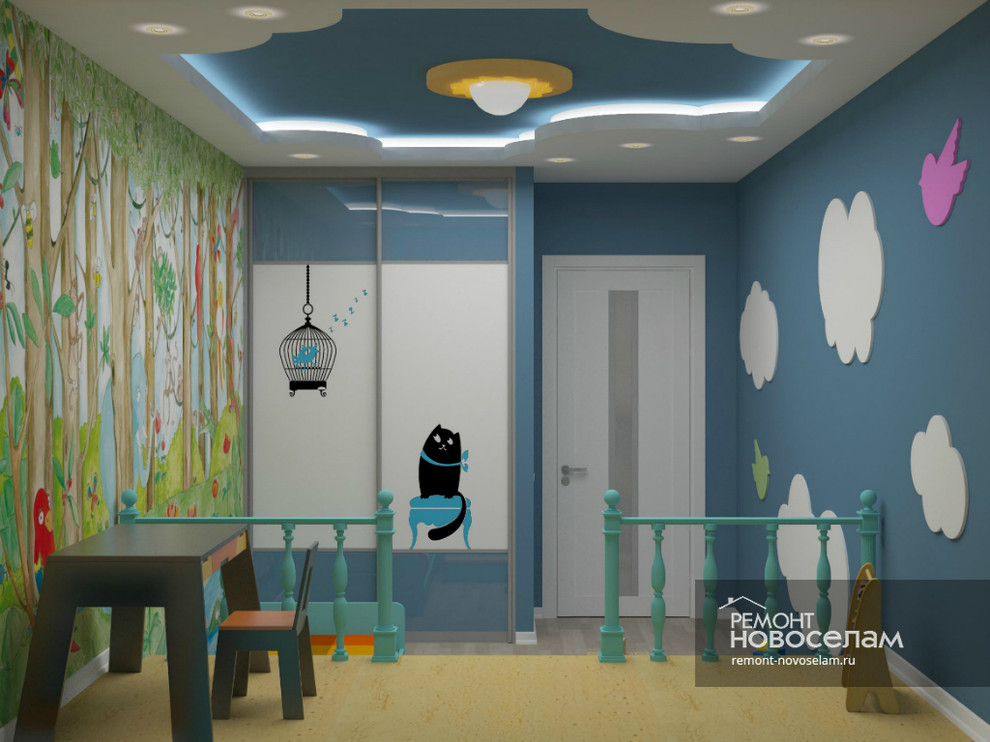 Дизайн проект детской комнаты / Вариант 3