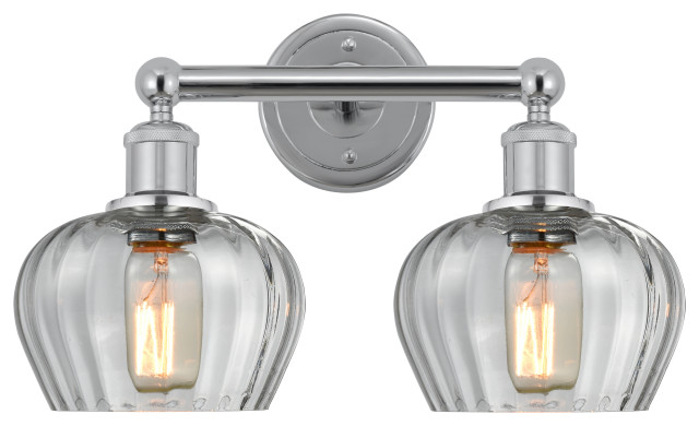 Edison Fenton 16" Bath Vanity Light, Polished Chrome Finish ...