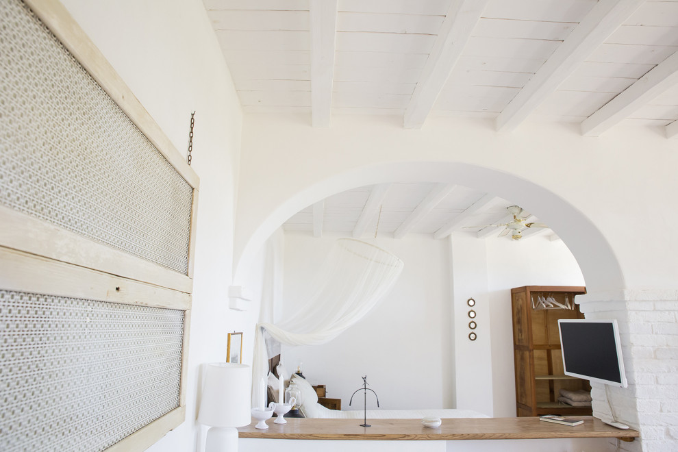 Ispirazione per un soggiorno shabby-chic style