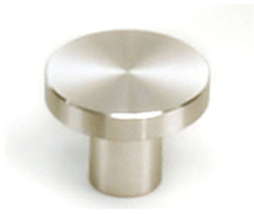 Melrose Stainless Steel Small Flat Top Knob  - 1 1/4"