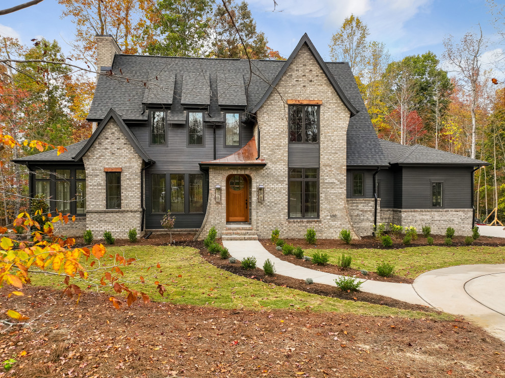 Borum House - Transitional - Exterior - Raleigh - by Frusterio Design ...