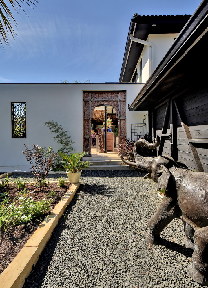 Inspiration for an eclectic home design remodel in Austin